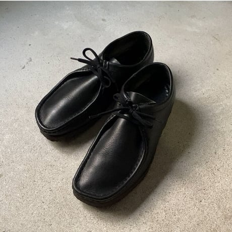 Clarks クラークス   90s オールドクラークス アイルランド製  Wallabees ワラビー ブラック カーフ 付属品有り美品範疇