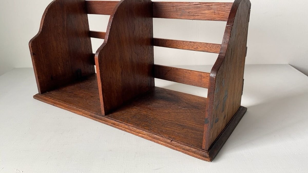 北欧レトロ 木製飾り棚 3段 立て掛け ブックスタンド 本立て 飾り棚 古家具 北欧レトロ 木製飾り棚 3段 立て掛け ブックスタンド 本立て