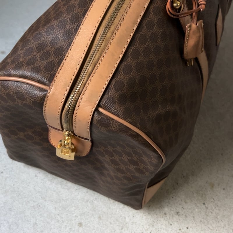 CELINE オールドセリーヌ トリオンフ(マカダム) 総柄 ボストンバッグ