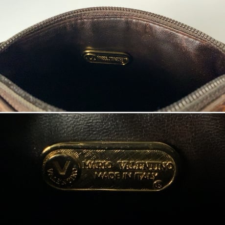 VALENTINO オールドヴァレンチノのミニミニショルダーバッグ  幅約18cmの小さめポシェット ヴィンテージバレンチノ