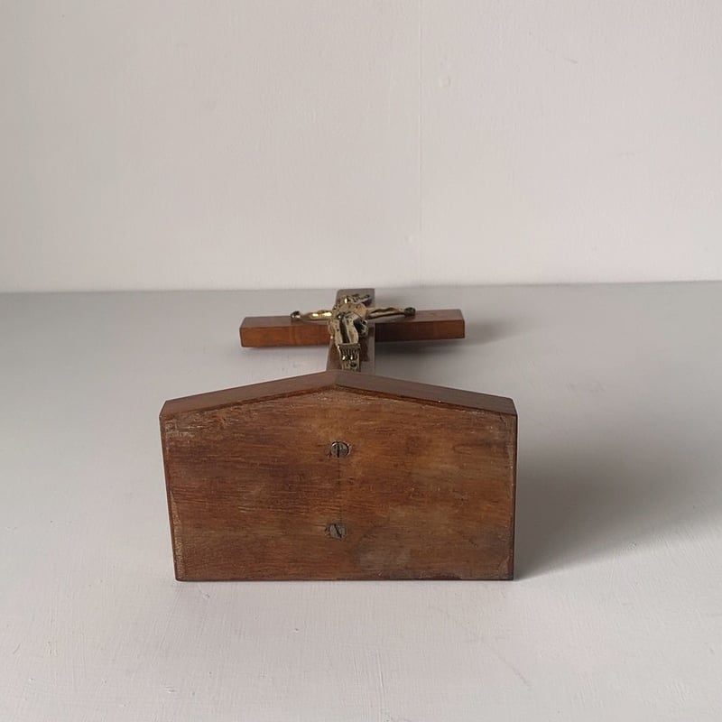 美品 キリスト教家庭用祭壇 木製 ローズウッド ヴィンテージ