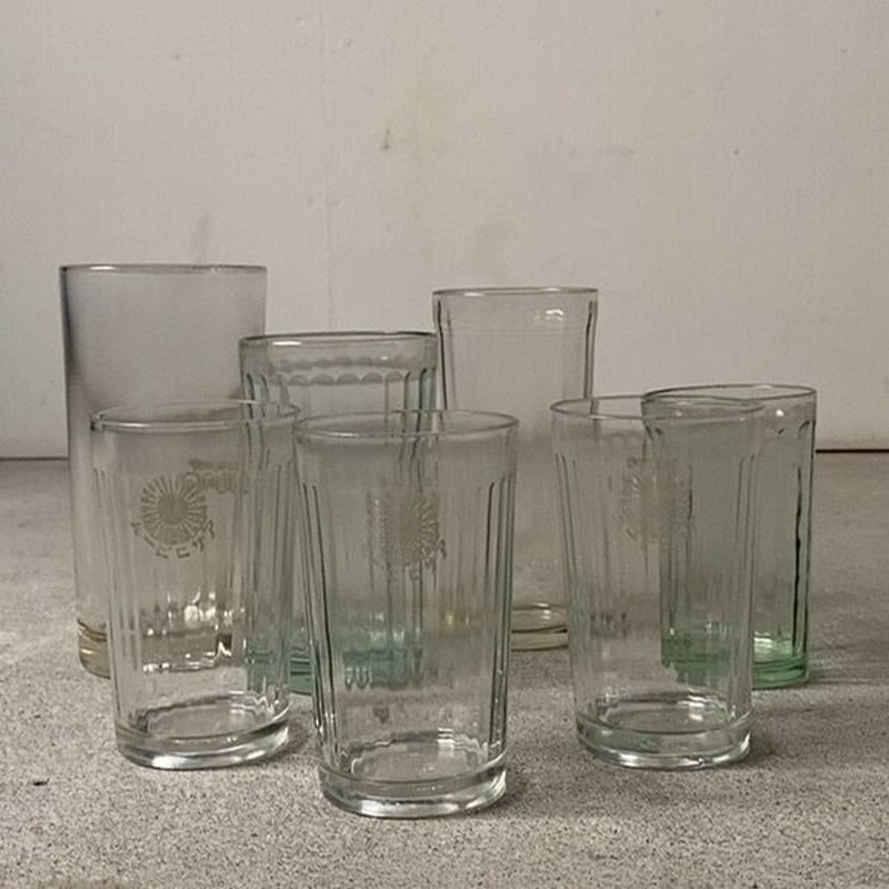 アンカーグラス CAN アンカー3号 高さ約12cm 島田製作所 昭和初期 アン