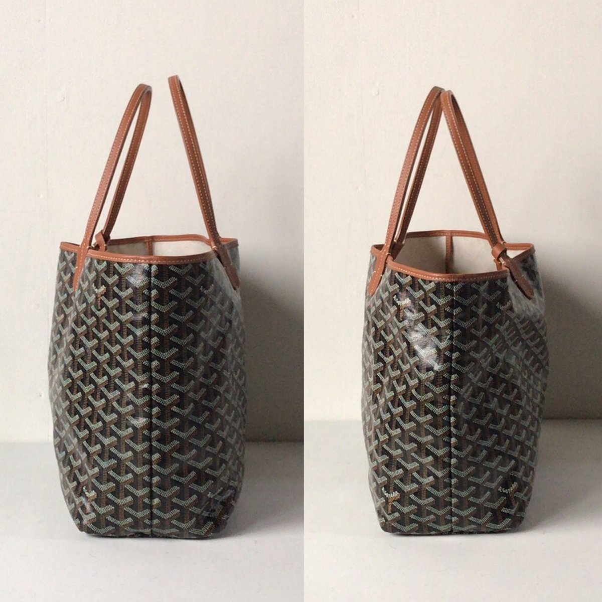GOYARD ゴヤール サンルイPM ポーチ付トートバッグ ノワール(ブラック