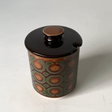 Hornsea ホーンジー社  BRONTE ブロンテ　イギリス ヴィンテージ シュガーポット  美品  made in England