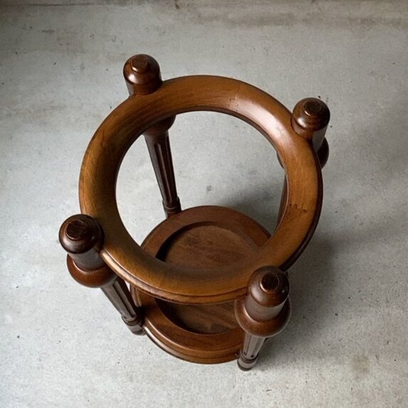 木製無垢傘立て ブナ材木工品 木の傘立て リードレッグ アンブレラ