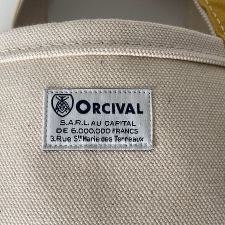 ORCIVAL (オーシバル)(オーチバル) キャンバストートバッグ 2020〜2021年製  中古極美品(未使用に近い)