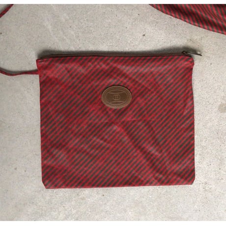 GUCCI オールドグッチ リゲイトライン (ストライプ柄)  ショッピングバッグ メッセンジャー仕様可 ヴィンテージ 80s 希少ライン