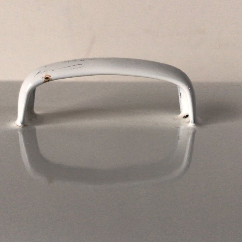 ホーロー蓋付き滅菌ケース sterilizer/消毒器 ロゴ入り 琺瑯 道具箱