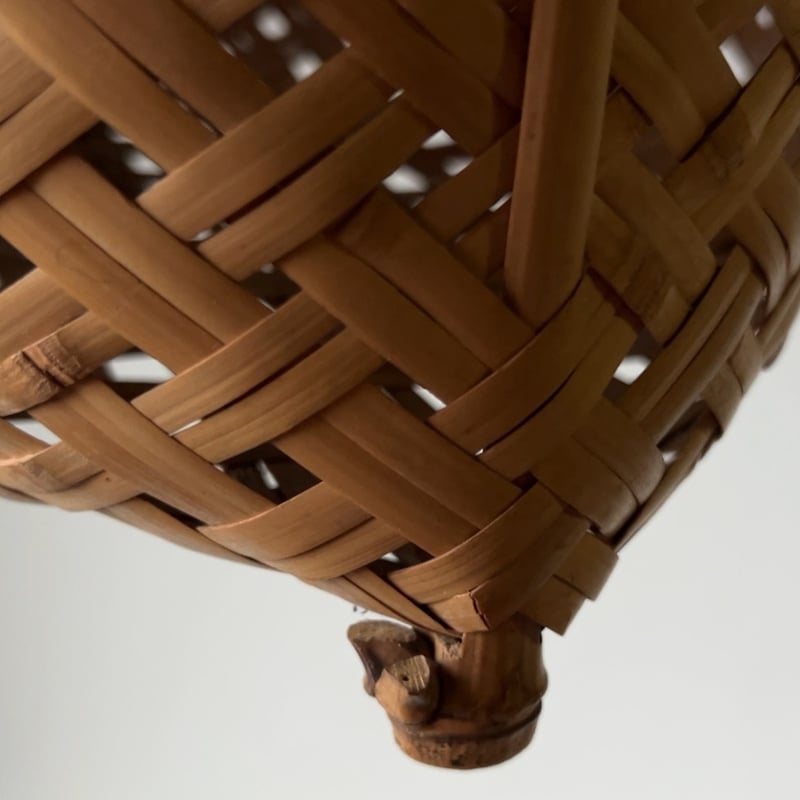 竹籠★アンティーク 壁掛け 古民家 レトロ ナチュラル 湘南スタイル 工芸 粋 竹籠☆アンティーク 壁掛け 古民家 レトロ ナチュラル 湘南