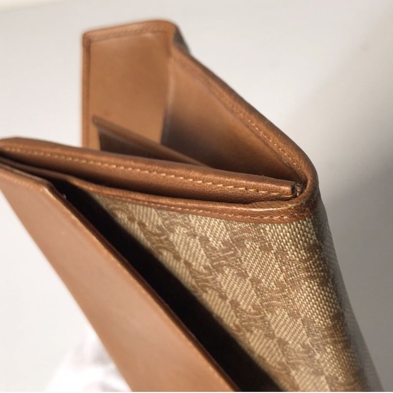 CELINE オールドセリーヌ Wレターフラップ長財布 マカダム CELINE オールドセリーヌ Wレターフラップ長財布 マカダム