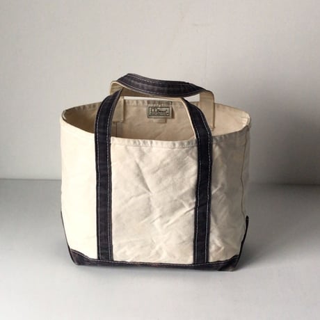 LLBean LLビーン エルエルビーン Boat & Tote  ボート&トート  バッグ  鞄  USA製 ナチュラル/ブラック Used  中古品
