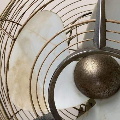 NATIONAL ELECTRIC FAN　ナショナルエレクトリックファン 1950〜60年代 ヴィンテージ扇風機 オールド家電 ライトグレー 単色 3段階調  良品