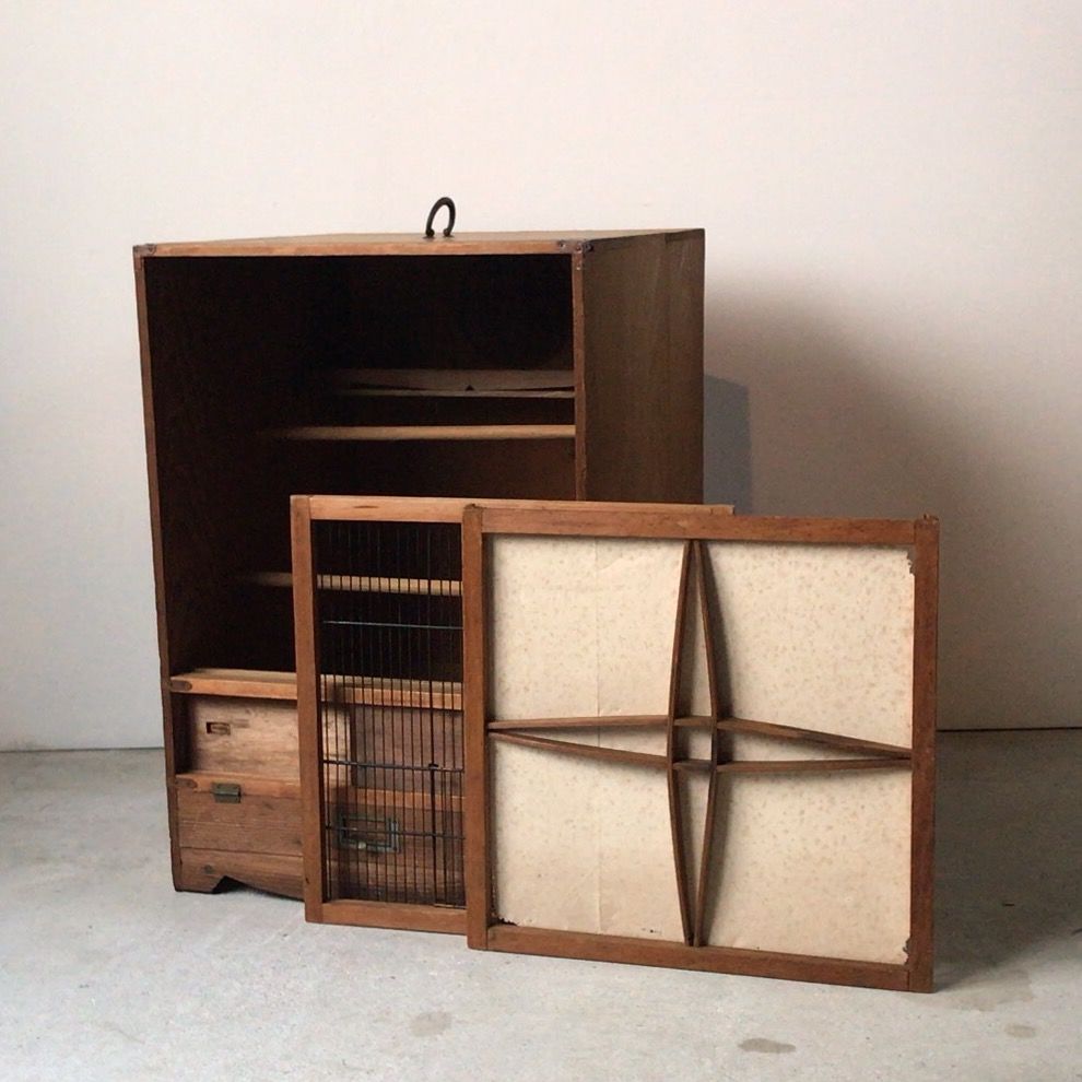 【中古品】鳥かご　円柱型大　骨董品　希少　昭和　レトロ　元は緑色 楽天市場】鳥かご アンティーク（鳥用品｜ペット・ペットグッズ