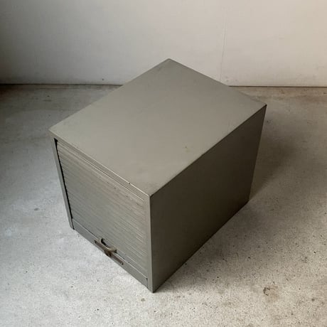 Eureka Steel (ユーレカスチール) ヴィンテージシャッター小引き出し 5杯 引出し グレースチール インダストリアル ジャパンヴィンテージ 鍵有り 完品範疇