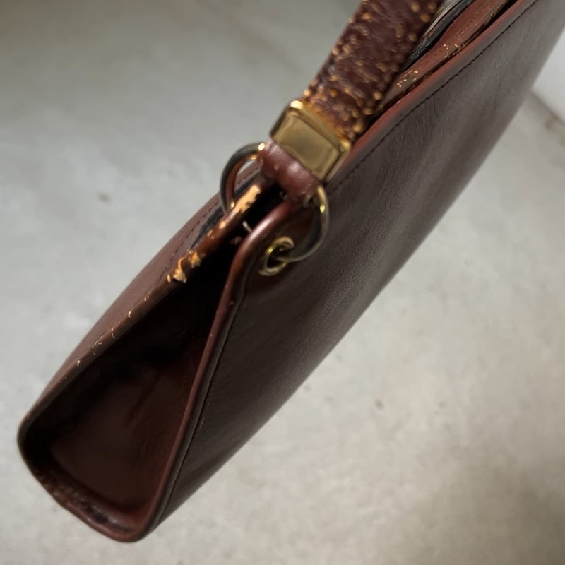 Dior オールドディオール クリスチャンディオール レザーのショルダー