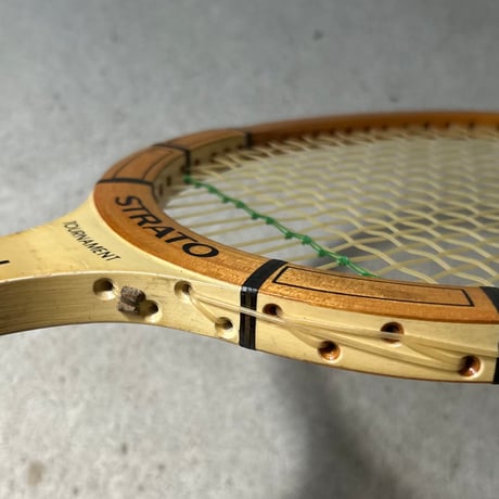 ROSSIGNOL ロシニョール  STRATO TOURNAMENT ストラト トーナメント ヴィンテージ ウッドテニスラケット made in USA（オリジナルカバー付き）