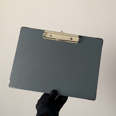 SEKISEI セキセイ B-220 紙製書類ケース＋ KOKUYO コクヨ A4 クリップボード(縦型・横型) 3点セット  オールドタイプ ヴィンテージステーショナリー
