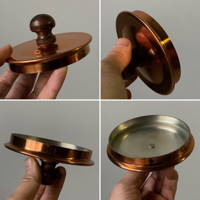 COPPER100 新光金属 コッパーケトル 1.8L ウッドハンドル ウッド摘み