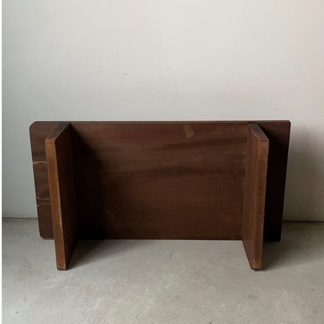 古い継ぎテーブル 幅約85cm 濃茶トロトロの文机 分厚くゴツい無垢材  ヴィンテージローテーブル 雰囲気良好 美品