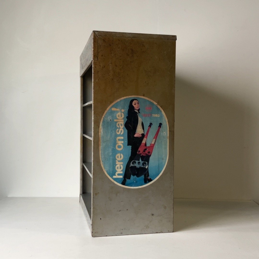 Light ライト精機社製 販促陳列棚 70s 80s ヴィンテージ 小型スチール