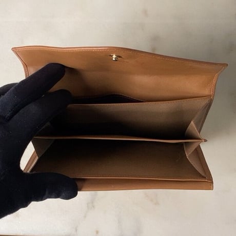 CELINE  オールドセリーヌ  マカダム  Wレターフラップ  ロングウォレット 長財布
