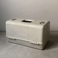 KTC  ケーティーシー  オールドツールボックス  白/黒  両開き  古い工具箱 ヴィンテージボックス  グッドカラーグッドエイジング