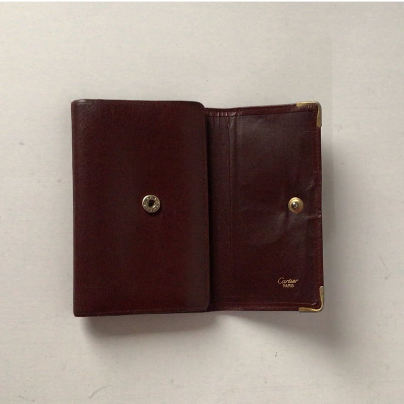 Cartier カルティエ マストライン 三つ折りコンパクト財布 Cartier カルティエ マストライン 三つ折りコンパクト財布