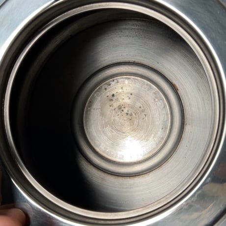 wonder chef ワンダーシェフ  フラッツケトル 2.5L  ステンレス製 フラットデザイン 80sデザイン  ステンレスケトル  ユーズドキッチンツール 良品