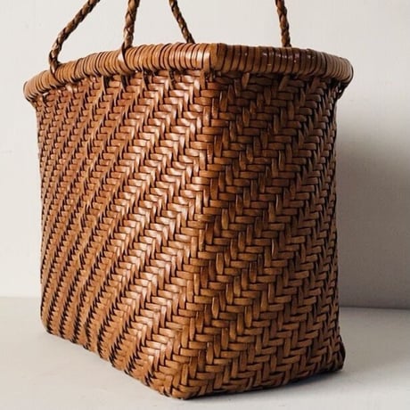 Dragon Diffusion ドラゴンディフュージョン トートバッグ Kamakura 1 medium basket 8900 ブリティッシュタン 2020年ss 極美品