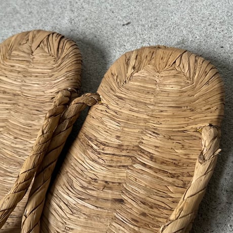 竹皮草履（たけかわぞうり）未使用品  日本の伝統的な履物 わらじ せった ぞうり サンダル 竹工芸  在庫9点