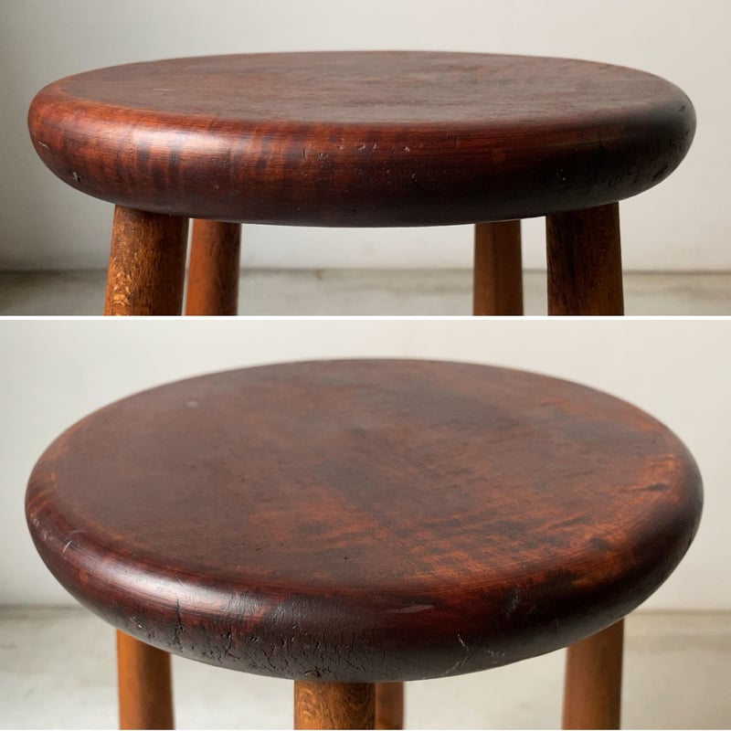 アンティークスツール こげ茶木目 レトロ 楽天市場】小さい木の椅子 アンティーク チェア 椅子 イス