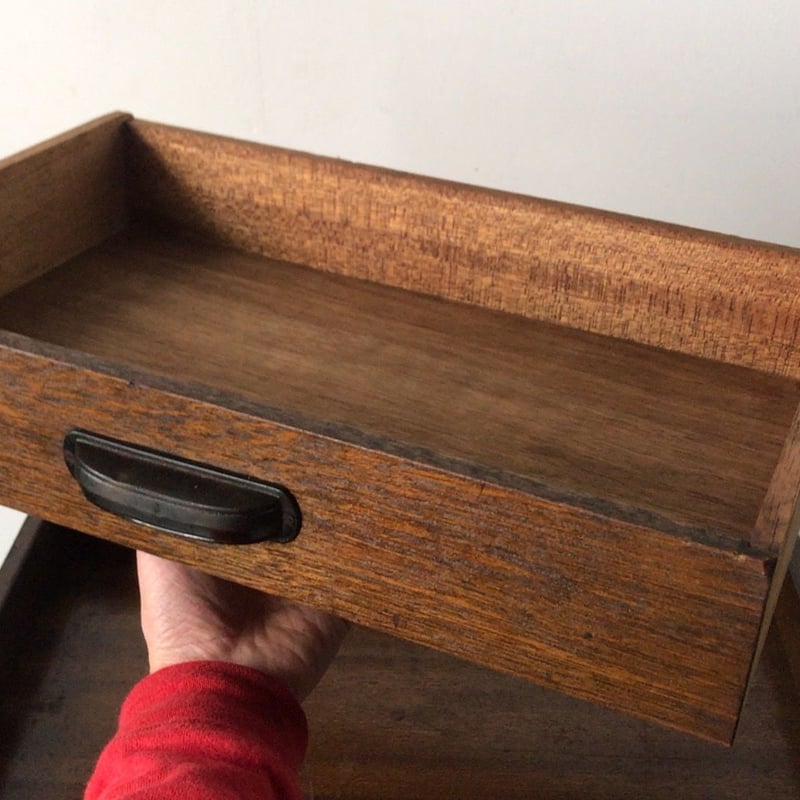 アンティーク カルテ棚24段 ＋ 引き出し1杯 昭和 戦前ヴィンテージ家具