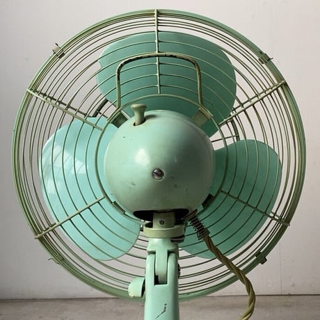 Mitsubishi Electric Mfg.Co.japan 三菱扇風機  AC ELECTRIC FAN   1950〜60年代のオールド三菱  ヴィンテージ家電 ミントグリーン 実用品