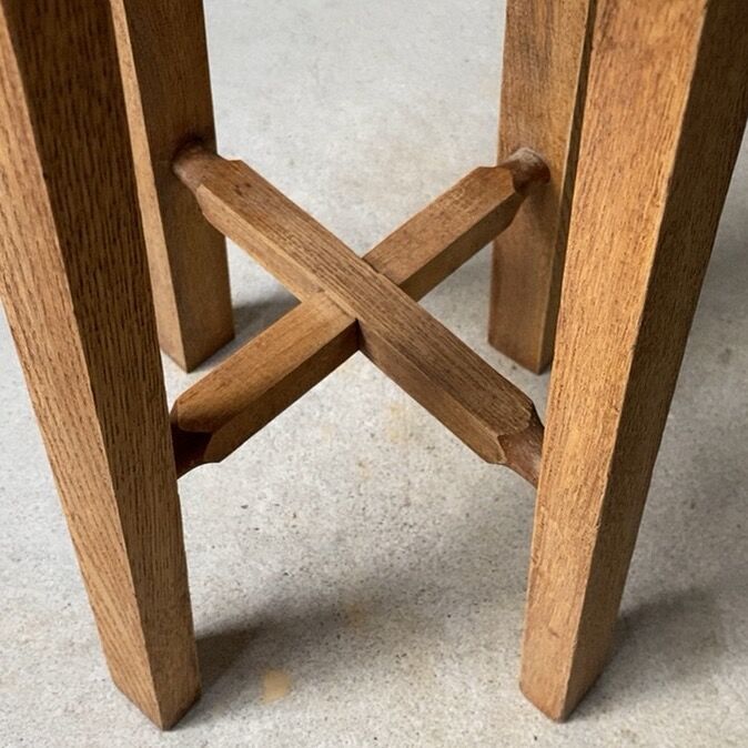 Cアンティーク 木製 無塗装 無垢材 丸スツール 古家具 ナラ ブナ Cアンティーク 木製 無塗装 無垢材 丸スツール 古家具 ナラ ブナ