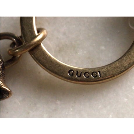 GUCCI  グッチ   キーリング   タイガーヘッド  2018年製  中古極美品
