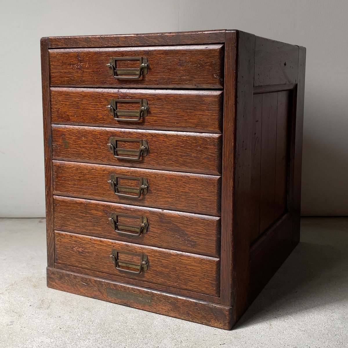 アンティーク 引出し24杯 チェスト 木製 古家具 整理箱 真鍮金具