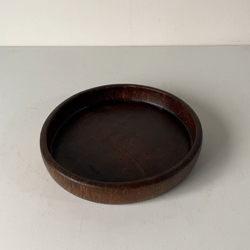 木製無垢のくり抜き盆 丸盆 木のトレー 幅約25.5cm 小さめサイズ 木製無垢のくり抜き盆 丸盆 木のトレー 幅約25.5cm 小さめサイズ