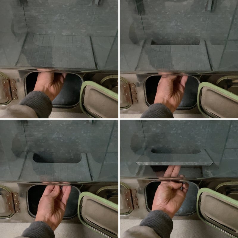 アンティーク ショーケース 昭和初期 駄菓子 乾物 用 ガラスケース 3層