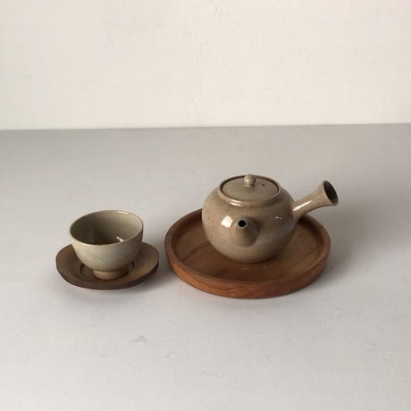 極小・小さなくり抜き盆16.3cm　木製 天然木　木工 工芸品