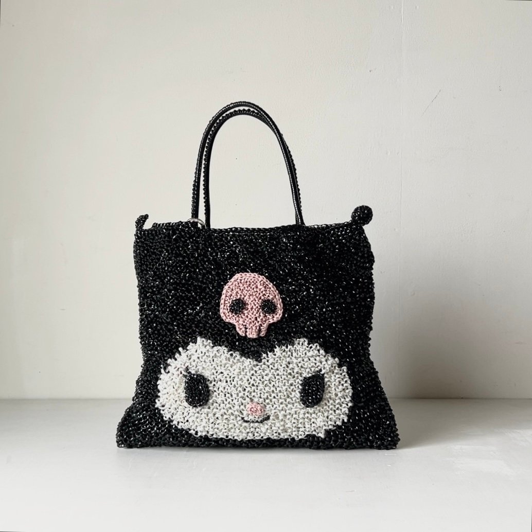 美品✨アンテプリマ ラージ ブラック トートバッグ ワイヤー レディース スタンダード/スクエア ラージ/サファイア ｜ 【公式