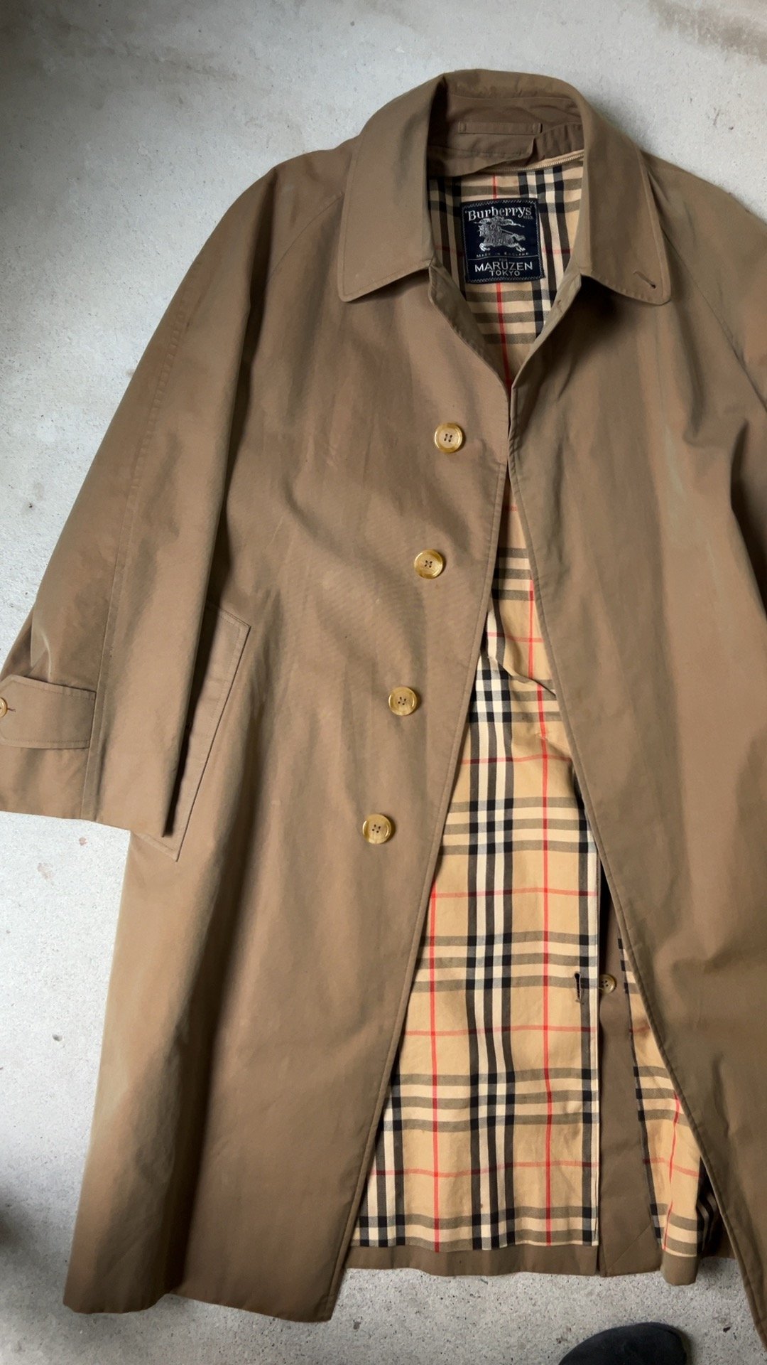 BURBERRYS バーバリーズ 丸善(MARUZEN)ダブルネーム 70s 80s BURBERRYS バーバリーズ 丸善(MARUZEN)ダブルネーム 70s 80s