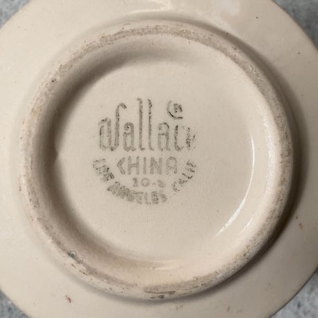 (A)  Wallace ウォレス  ヴィンテージ マグカップ  アメリカのマグカップ  ダイナーマグ 50s 60s made in USA