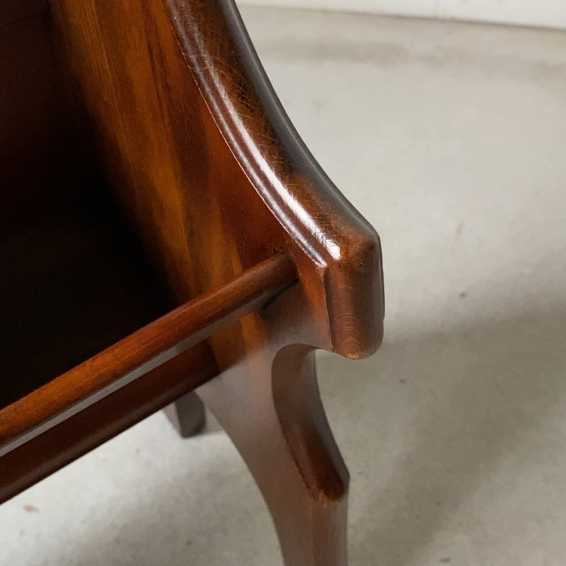 オールドカリモク スリッパストック ラック 木製ブナ材無垢 旧ロゴ