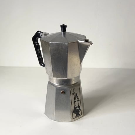 BIALETTI ビアレッティ モカエキスプレス ６カップ 直火式 コーヒーメーカー エスプレッソメーカー マキネッタ 永久定番 1970年代 ヴィンテージ クルジナッロ工場製 下段マーク 中古良品