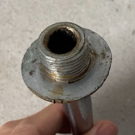 ヴィンテージシャワー蛇口 ネジ式開閉 節水 インテリア小物 真鍮パーツ 古道具