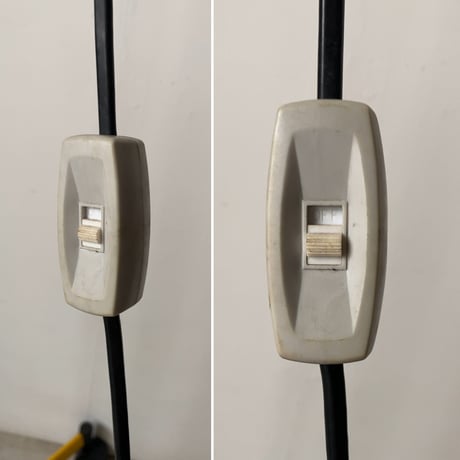 SWAN DENKI スワン電器  ヴィンテージ フロアライト フロアスタンド  間接照明 照明器具  イエロー/ブラック  ジャパンヴィンテージ 珍品 完品