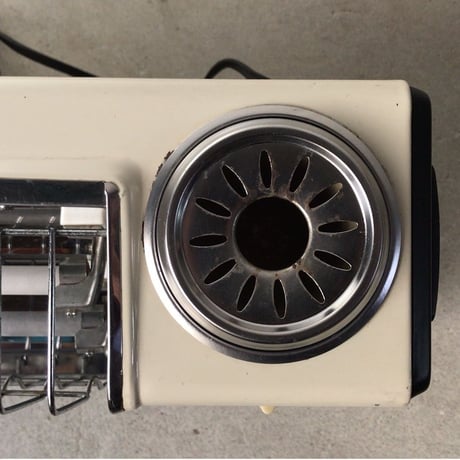 National ナショナル　クラシック電気ストーブ・スチーム有り DS-27N  700w  白黒　ヴィンテージ  80s 家電　中古良品