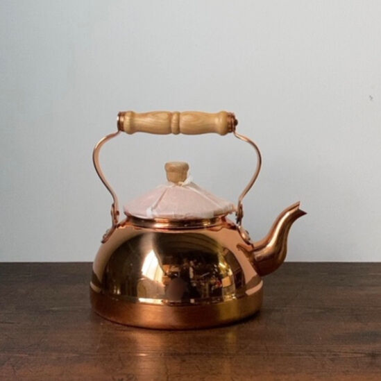 森井金属　カナディアンケトル　銅製やかん 木製ハンドル　ブロンズ　morico fit=scale-down,w=1200