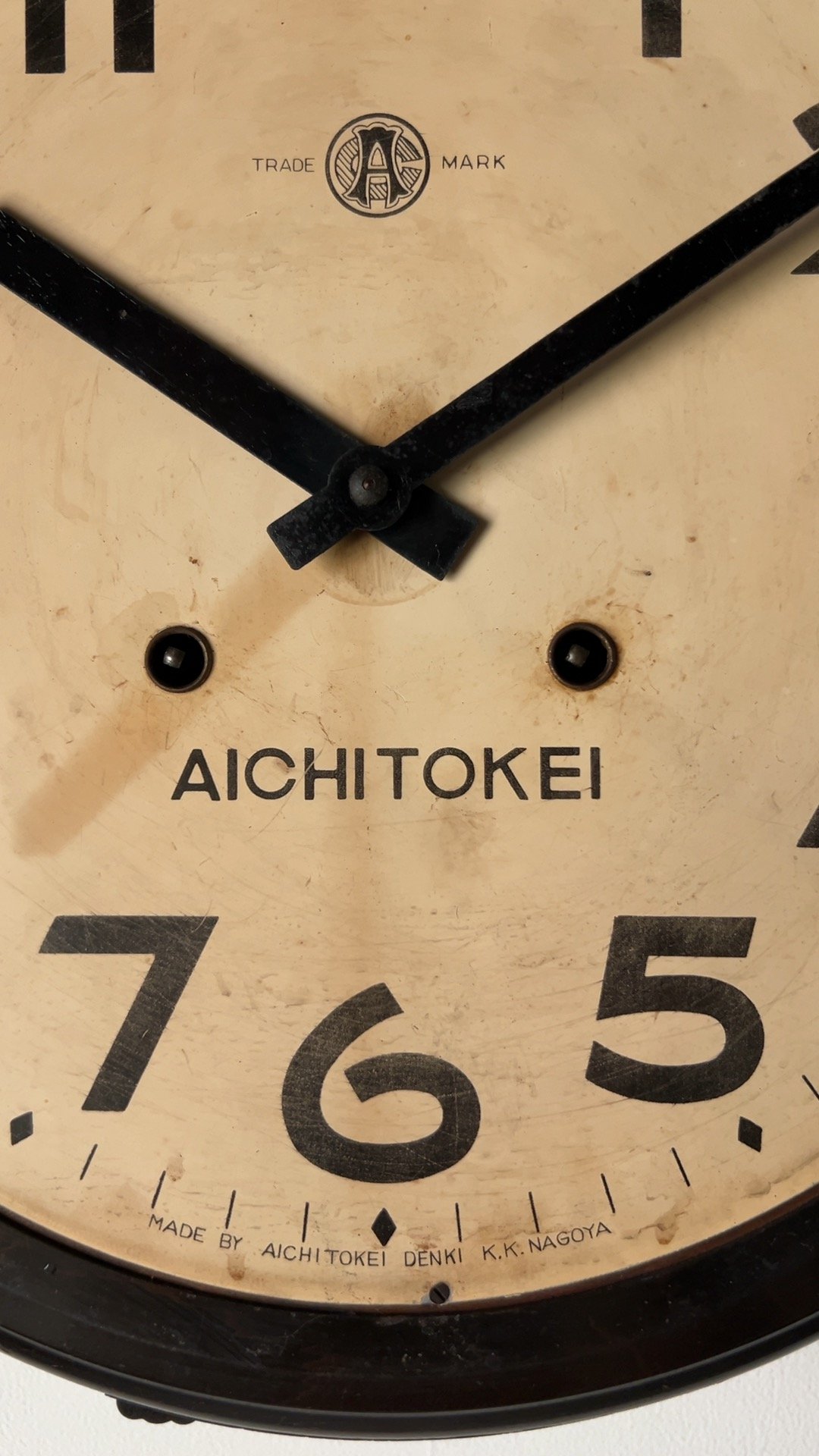 AICHI TOKEI 愛知時計電機 アイチ時計 made in NAGOYA ジャパンヴ AICHI TOKEI 愛知時計電機 アイチ時計 made in NAGOYA ジャパンヴ