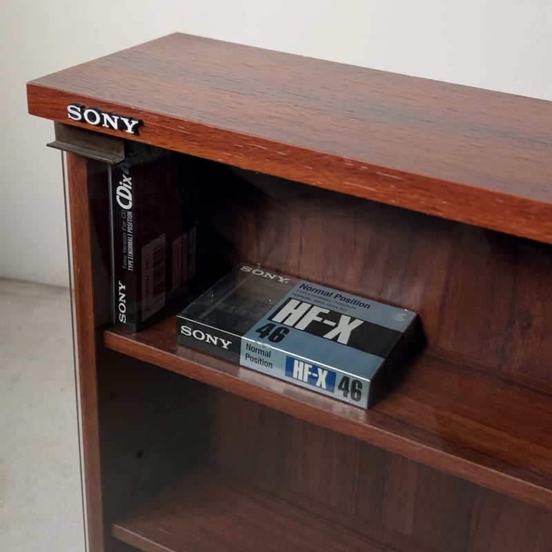 SONY カセット テープ ラック 店舗 業務用 什器 レトロ 当時物 SONY カセット テープ ラック 店舗 業務用 什器 レトロ 当時物